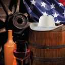 22"-23.2" 100% Suede Western Cowgirl Hat for Women,3.5" Wide Brim,Built-in Elastic Sweatband (White)