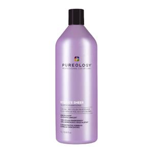 Pureology Hydrate Sheer Shampoo - Lightweight Hydrating Shampoo For Fine or Dry Color-Treated Hair, Silicone-Free & Vegan (33.8 Fl Oz (Pack of 1))
