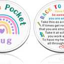 First Day of Kindergarten School Gift for Daughter Son, Back to School Gifts for Kids Students, Schools Stuff Pocket Hug Token, Back to Schools Essentials Gifts for Girls Boys, SCHOOL Supplies for Kid