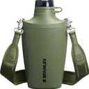 Stanley Cross Bottle 23 oz | Travel Water Bottle with Jacquard Strap | Leakproof Tritan Lid with Removable Straw | Insulated Stainless Steel | BPA-Free | Dried Pine