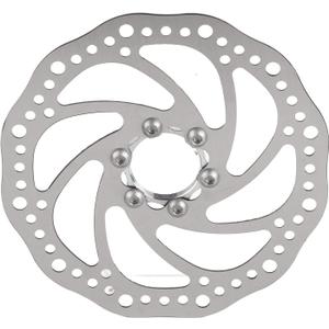 Niiyen 160mm Bicycle Disc Brake Rotor Stainless Steel Bicycle Rotors Mountain Bike Flange Disc Brake Kit Threaded Hubs Brake Disc Rotor Flange Adapter with 6 Bolts