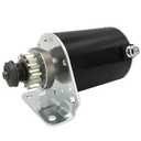 5777 Steel Gear Starter Motor Replacement for Briggs & Stratton 593934 693551 Craftsman John Deere L100 D105 Cub Cadet LT1018 14.5 17 17.5 18 18.5 19 HP TORO New Holland LG693551 33R777 33R877