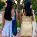 HAIMEIKANG 3 PCs Meidum Flower Cute Hair Claw Clips for Women and Girls - Acrylic Non-Slip Strong Hold Jaw Clips for Thin Hair