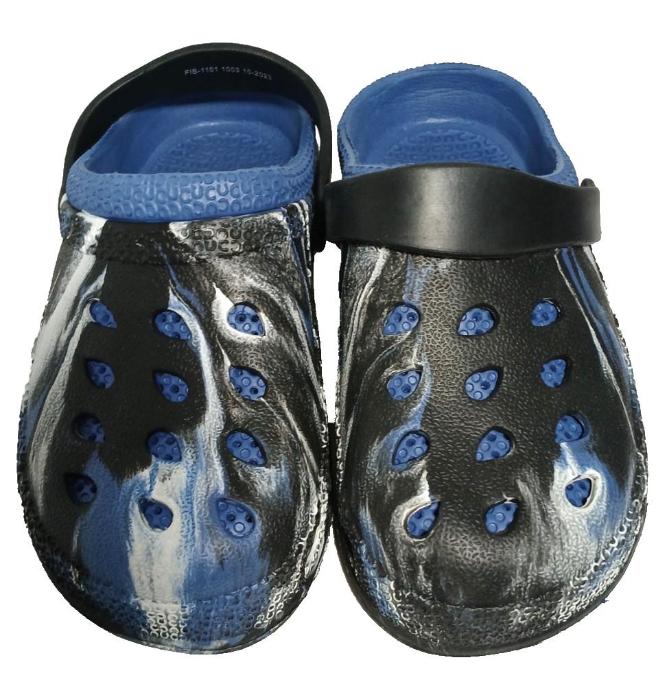 B BLACK COMBO CLOG, Size 1