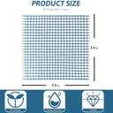 Nialnant 8 Pcs Kitchen Dish Rags,100% Cotton Soft Absorbent Quick Drying Dish Cloths for Kitchen,Washing Dishes,Cleaning rags-11 x 11In (Red+orange+teal+dark Green)