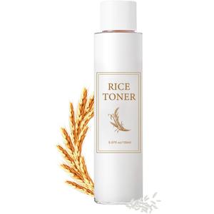 Rice Toner for Face, Rice Hydrating Face Toner for Women & Men, Lightweight Facial Moisturizer Targets Dryness, Dullness, Strengthens Skin Barrier, for Sensitive & Combination Skin