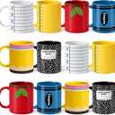 Zopeal 12 Pcs Back to School Teacher Appreciation Gifts Bulk, Lovely, 3.2 x 3.2 x 3.7 inches