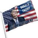US United States of America President Trump USA 2024 MAGA Still My President Make America Great 3x5 feet Flag Banner Vivid Color Double Stitched Brass Grommets (Trump21)
