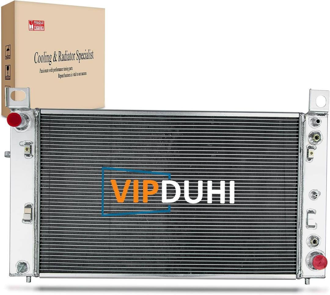 GMC Sierra 1500 Aluminum Radiator Fit for 1999-2013 Chevy Silverado 2500 GMC Yukon XL 1500 Suburban Escalade 2001 2000 2002 2003 2004 2005 2006 2007 2008 2009 2010 2011 2012, Tahoe Radiator