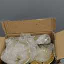 Fivenl 8 Pcs Cake Stand Gold Metal Dessert Table Display Set, 3-Tier Cupcake Stand, Cake Display Tower and Cookie Tray Rack Serving Tray for Birthday Party, Weddings, Baby Shower (Gold)