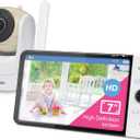 VTech VM919HD Video Baby Monitor with 7" 720p HD Screen, 360 Pan Tilt Zoom, 110 Wide Angle, Night Vision, 1000ft Range, 15-Hour Battery, No WiFi Secure Transmission