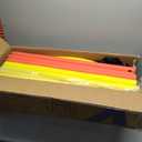 55" Trampoline for Kids with Enclosure, 440lbs Capacity Indoor & Outdoor Toddler Trampoline with Adjustable Gymnastics Bar & Toys, for Boys & Girls, Yellow