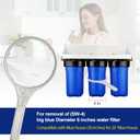 144368 Water Filter Housing Wrench Replacement for Pentek SW-4 Water filter Wrench for Whole House Filter, Fit for 20 "Big Blue Water Filte, For Removal of Big Blue Diameter 6 Inches Water Filte-2PCS