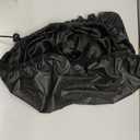 Auban Extra Large Shower Cap, Double-Layer Waterproof Reusable, XL Satin Lining Shower Bonnet for Women Thick, Long Hair, Locs, Braids(Black)