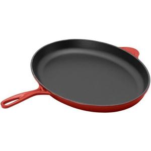 Le Creuset Enameled Cast-Iron 15.75 Inch Oval Skillet, Cherry Red