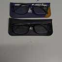 EASY READ 2 Pairs TR90 Bifocal Reading Glasses for Men, Rectangular Sport Blue Light Blocking Readers with Spring Hinge(Magnification 1.25, Black/ Blue)