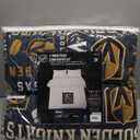 FOCO Vegas Golden Knights NHL Team Color Bed in a Bag Comforter Bedding 5 Piece Set - Twin