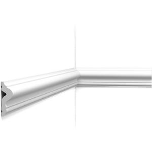 Orac Decor | Duropolymer High Density Polyurethane Panel/Chair Rail/Wainscot Moulding | Primed White | 5" H x 78" Long | Pack of 10