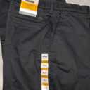 Wrangler Men's Flat Front Casual Khaki Pants (38W x 34L, Black)