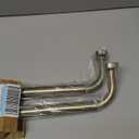 2 Pack 1Inch Diameter Wrap Around Curtain Rods, 28-48Inch Adjustable Length Room Darking Curtain Rods with Aluminum Finials and Brackets, Antique Bronze