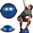 SPRI Balance Trainer Dome Shape Half-Exercise Ball with Non-Skid Base Sport (50cm) for Balance Training, Strength Building, Toning, and Improved Flexibility