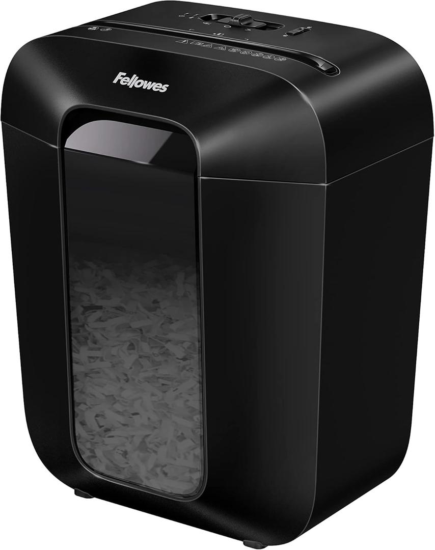 Fellowes LX50-DB 9-Sheet Cross-Cut Household Paper Shredder