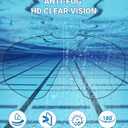 Freela 2 Pack Swim Goggles for Adult Men Women,180Wide Vision Anti-fog UV Protection No Leak Clear Swimming Goggles