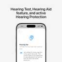 Apple AirPods Pro 3 Wireless Earbuds, Active Noise Cancellation, Live Translation, Heart Rate Sensing, Hearing Aid Feature, Bluetooth Headphones, Spatial Audio, High-Fidelity Sound, USB-C Charging