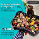 Marley Slowappy Slow Feeder - BPA-Free, Silicone Dog Feeding Bowl for Fast Eaters - Wet & Dry Food Suitable (Blue - Bowl Only)