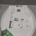 KOHLER 4639-RL-0 Cachet ReadyLatch Round Toilet Seat Soft Close, White