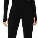 Sunzel Long Sleeve Jumpsuits for Women, Ribbed One Piece Casual Yoga Workout Zip Front Bodycon, Legging Fit & Thumbhole, XL