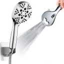 CHELMON High-Pressure Shower Head with Handheld - 8 Spray Modes, Adjustable Brass Holder, 70'' Long Hose, Detachable for Full Body Coverage and Rainfall Experience