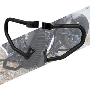 Motorcycle Engine Guard Highway Crash Bar Bumper Frame Falling Protector Fit for Indian Scout Sixty Bobber Twenty Rogue 2015-2023 (Black)