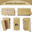 8-in-1 Fingerboard Skate Park Kit with 2 Mini Fingerboards, DIY Finger Skateboard Ramp Set for Kids Ages 5+