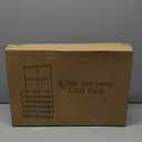 UDEAR 5-Tier Coat and Shoe Rack, Entryway Coat Rack with 8 Hooks, Double Row Shoes Organizer for Living Room, Bedroom, Office, Black