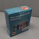 Inflatable Costume Adult Blow Up Shark Costume For Halloween Birthday Gift Role Playing Game Party Costumes (Rose Red)