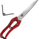 1PCS Multifunctional Stainless Steel Sheep Shears Hand Pruner, Powerful Spring Garden ShearsWool Shears Manual Cow Wool Scissors Supplies Tool Pet