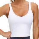 THE GYM PEOPLE Womens' Sports Bra Longline Wirefree Padded with Medium Support
Size M