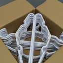 80 pcs White Baby Nursery Closet Hangers,Non-Slip Laundry Infant Pant Hanger for Newborn Clothes,Ultra-Thin Child Coat Hanger for Girl Boy Toddler Kids