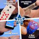 Marvin's Magic - Kids Magic Set - Box of Tricks, Amazing Tricks for Kids - Made Easy Range - Includes Wand, Cards, Much More - Suitable for Ages 6 and Up - 225 Illusions