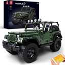 Mould King Off-Road Pickup Wrange, 1:8 MOC Technique Building Set, Technik Truck Engineering Model Car Toys for Adults (2,096 Pieces)-Dynamic Version