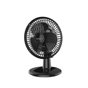 Holmes 6” Personal Table Fan – 2 Speeds, Compact, 15° Head Tilt, Wide-Angle Oscillation, Black