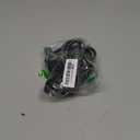 Short Extension Cord Black - Extension Cord 5 Feet, 1625W Power Strip 3 Prong with 3 AC Outlet 4 USB (24W/4.8A), Bedside Charging Station for Home, Office and Dorm