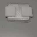 5x7 Acrylic Picture Frames, Set Of 6 Clear Acrylic Frameless Gift for Desktop Display, Standing Picture or Display Sign Holder with Inserts for Home Office- Horizontal (7x5'')