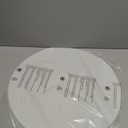 24 Inch LED Flush Mount Ceiling Light Large, 48W 2800lm Bedroom Lights for Ceiling, 3000-6500K Dimmable Close to Ceiling Lights with Remote, Modern Light Fixtures for Living Room (Black)