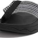 FitFlop Women's Surfa Flip-Flop (8.5, All Black)