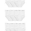 Fruit of the Loom Men's Underwear Briefs, Tag Free & Moisture Wicking, Assorted Color Multipacks, 9 Pack - White, X-Large at Amazon Mens Clothing store