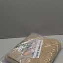 IOHOUZE Washable Runner Rug 2x7 Non Slip Rubber Backed Runners for Hallways Entryway Runner Indoor, Kitchen Rugs Woven Cotton Floor Carpet for Hall Entrance Bedroom, Orange/Tan/Brown