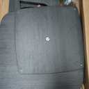 VASAGLE MAEZO Collection - Side Table, 2-Tier Small Square End Table, Nightstand with Tapered Legs, Curved Transitions, for Small Spaces, Living Room, Bedroom, Charcoal Gray ULET236B01