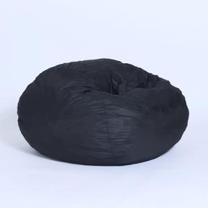 City Beanbag Junior Round Bean Bag Chair – Cozy Bean Bags Lounge for Kids & Small Adults, Premium Durable Fabric, Perfect for Bedroom or Playroom-Black Insert, 3FT Insert